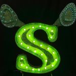 Shrek - A1 STAGE - SHREK photos -Shrek 'S' Light-up Sign b